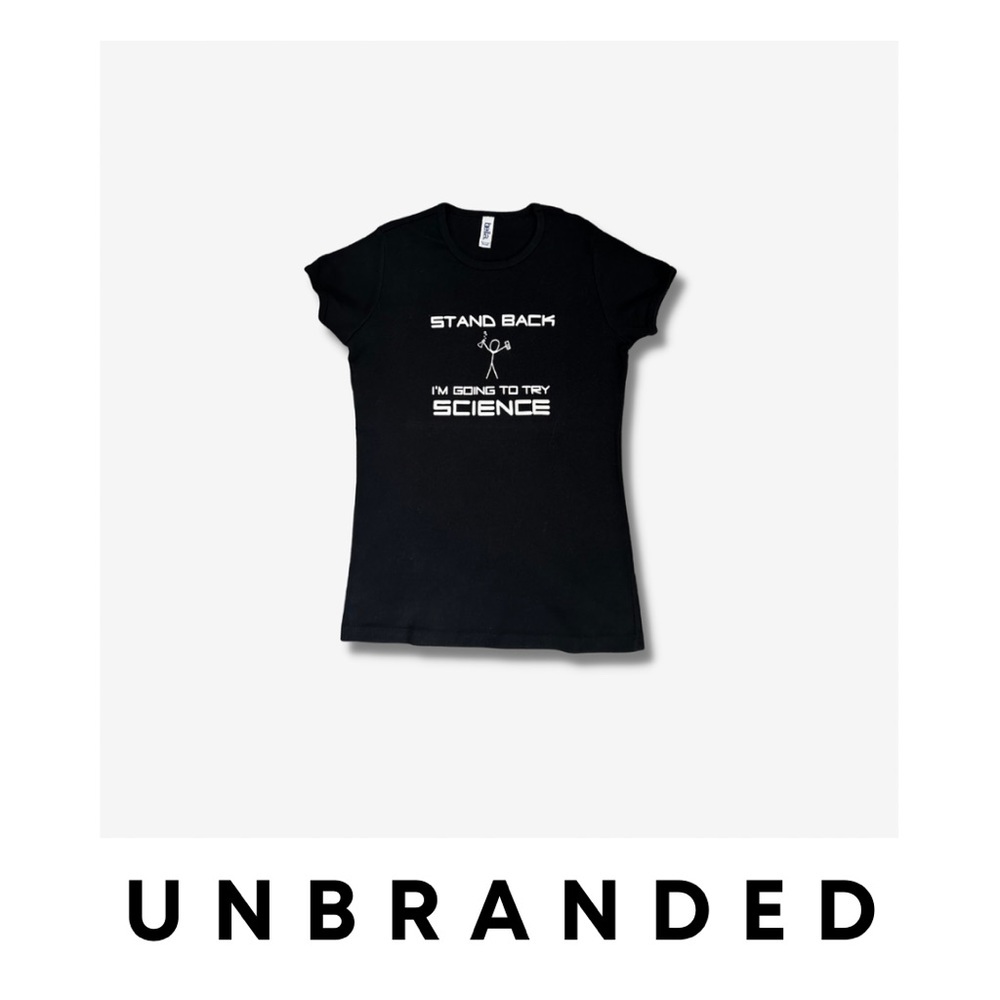 Funny T-Shirt Stand Back I’m Going To Try Science